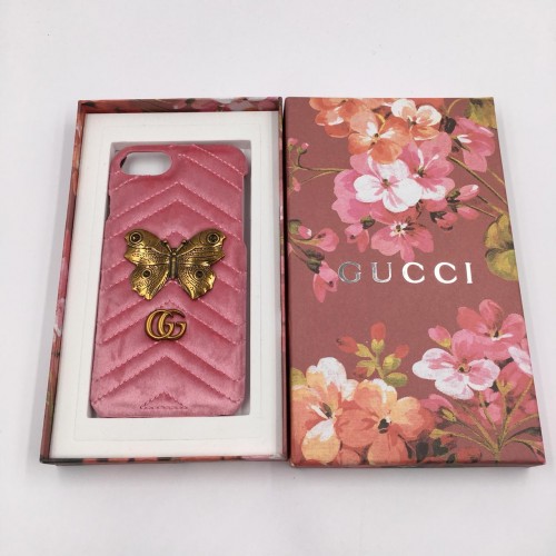 G Butterfly Dark Pink Iphone Cover